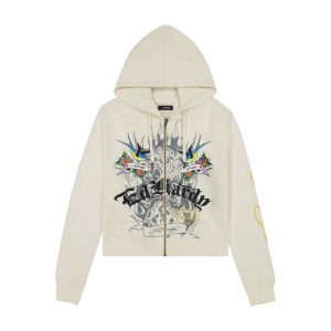 LKS Heart Zip Front Hoodie